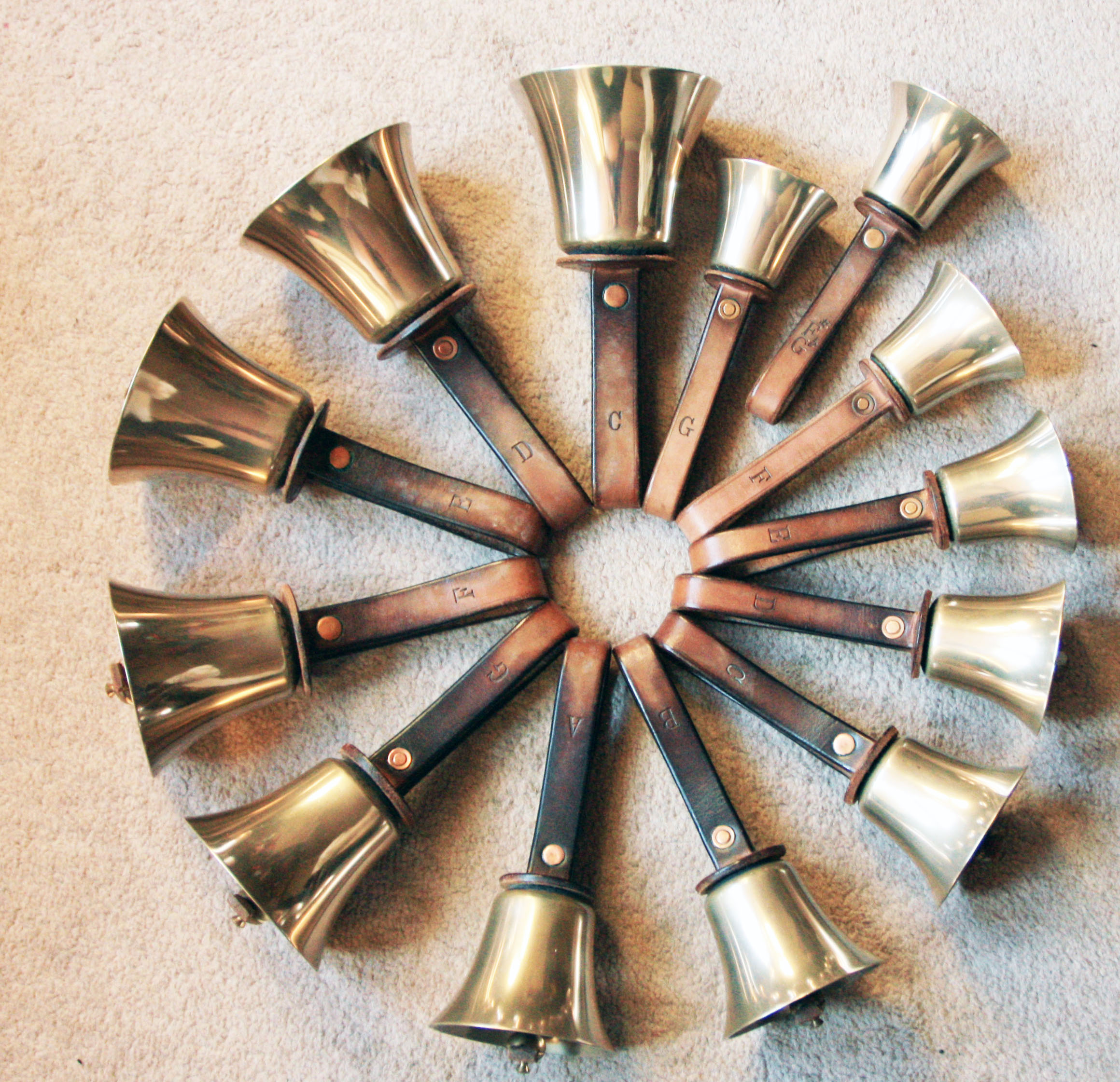 13 bells in a circle