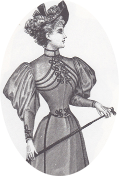 1895 - 'Leg of Mutton' sleeves