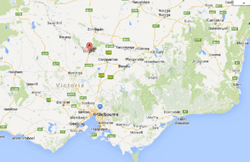 Location map - Moama